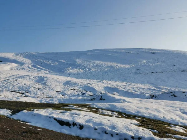 Paisaje Cubierto Nieve Las Montañas Anatolia —  Fotos de Stock