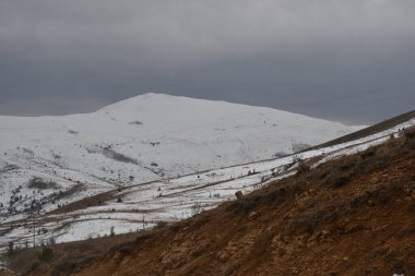 Anadolu dağları karla kaplıydı.