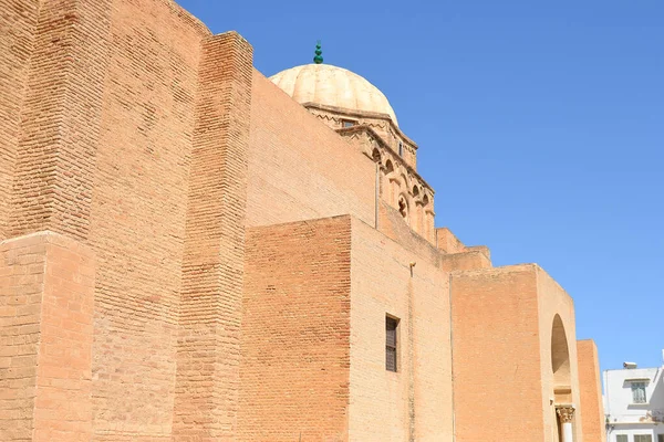 Μεγάλο Τζαμί Του Καϊρουάν Στην Τυνησία Παγκόσμιας Κληρονομιάς Unesco — Φωτογραφία Αρχείου