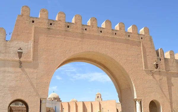 Stora Moskén Kairouan Tunisien Unesco Världsarv — Stockfoto