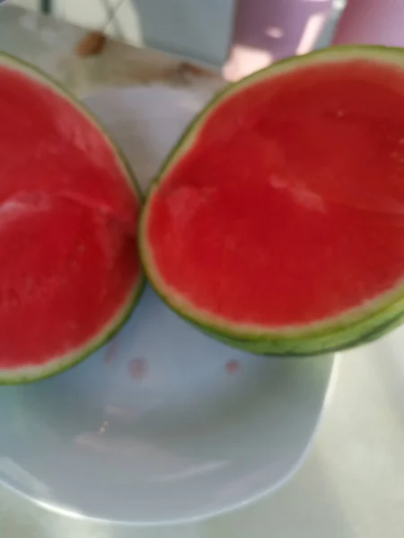 Wassermelone Sehr Schöne Kernlose Schöne Rote Farbe — Stockfoto