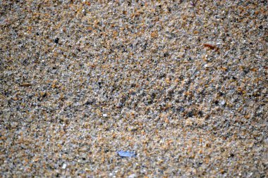 Matosinhos sahilinde parlak kum desenleri var.