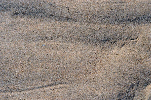 Fine Luminous Sand Patterns Beach Matosinhos — Stock Photo, Image