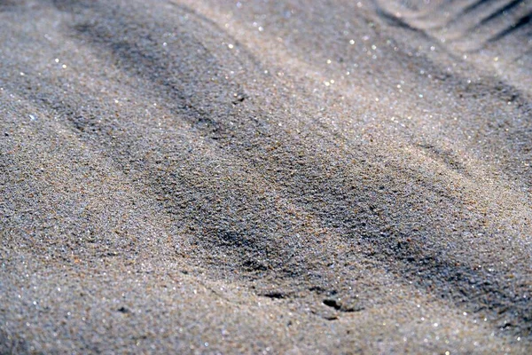 Feine Leuchtende Sandmuster Strand Von Matosinhos — Stockfoto