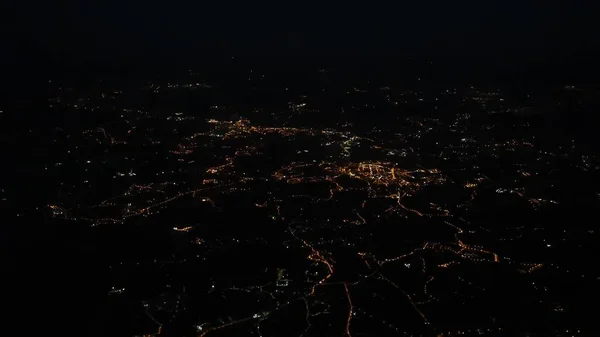 Perto Porto Região Portugal Figuero Noite Com Iluminação — Fotografia de Stock