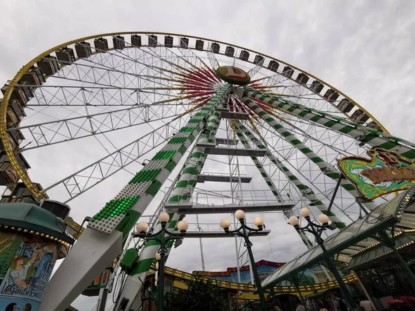 Híres Cranger Kirmes Ruhr Vidék Egy Luna Park 2019 Németországban — Stock Fotó