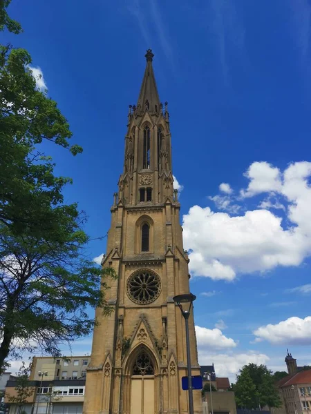 Ein Kirchturmtyp Frankreich Bei Metz — Stockfoto