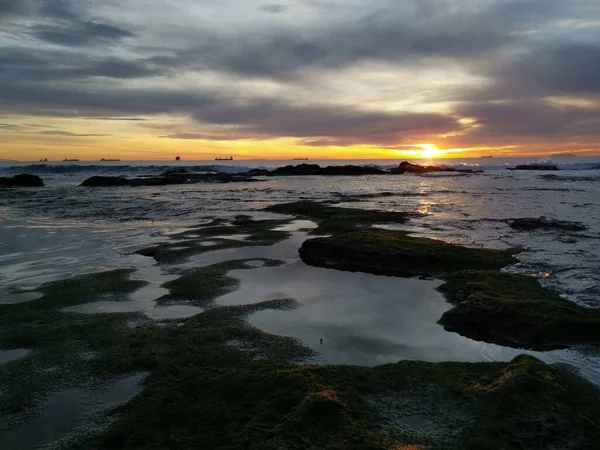 Italia Costa Adriática Atardecer —  Fotos de Stock