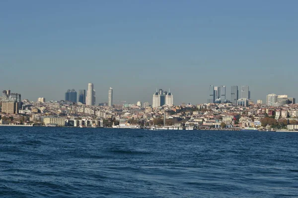 Berühmte Galata Brücke Zwischen Okzidentalen Und Orientalischen Vierteln Von Istanbul — Stockfoto