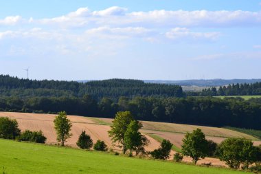 Orta Avrupa 'da yaz yeşili ve güzel manzaralar