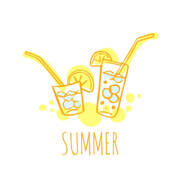 Fresh summer cocktails — Stock Photo, Image