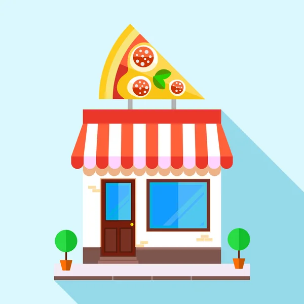 Pizza restaurant — Stock Vector