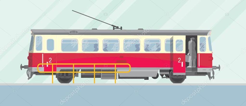 Retro tram