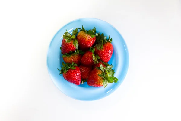 Eine Schüssel Erdbeeren — Stockfoto