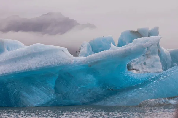 Glaciär Mitt Havet — Stockfoto