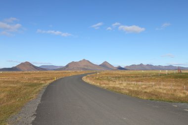 İzlanda yayla panorama