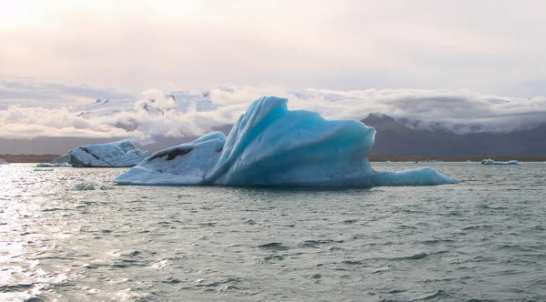 Joekulsarlon lagoon ıslandı buzdağı — Stok fotoğraf