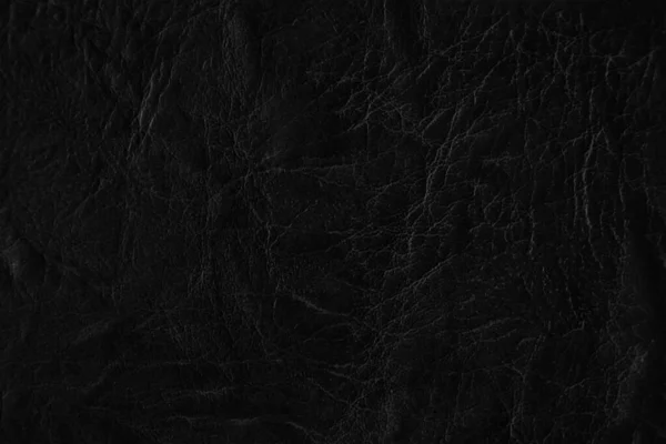 Black Background Visible Leather Texture Pattern — Stock Photo, Image