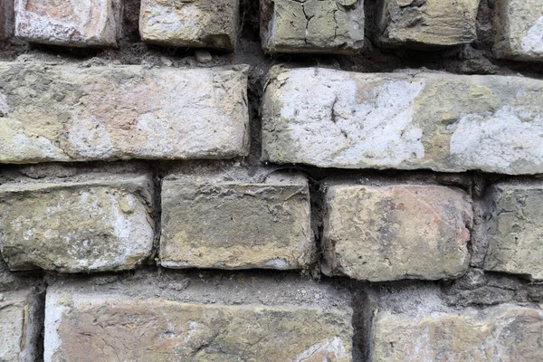 Background Old Crumbling Bricks — Stock Photo, Image