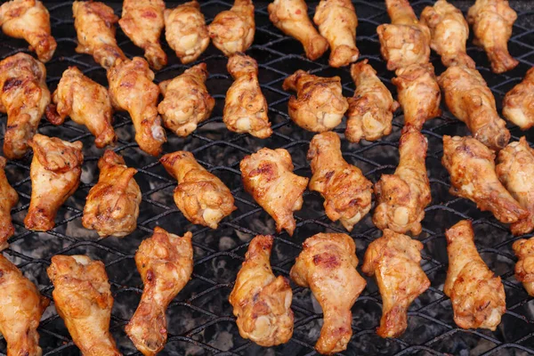 Grilled Chicken Wings Soft Focus — Stock Photo, Image