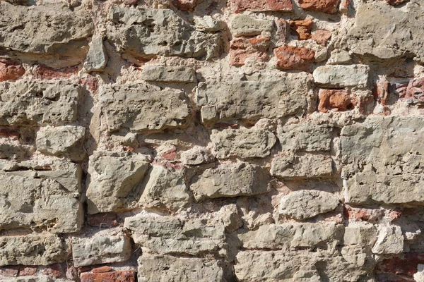 Achtergrond Van Een Oude Stenen Muur — Stockfoto