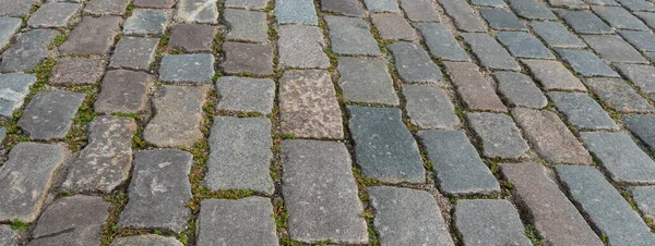 Nahaufnahme Eines Alten Kopfsteinpflasters — Stockfoto