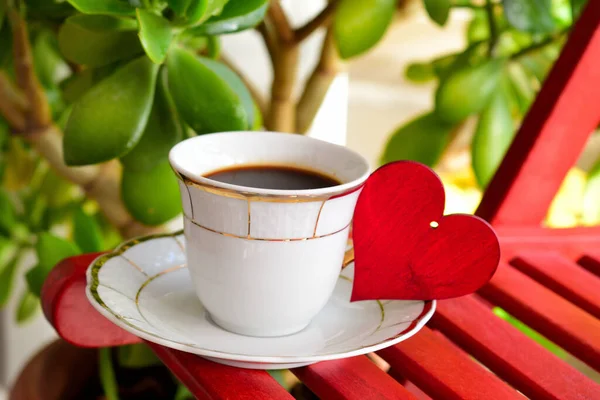 Morning Coffee Garden — Stock Photo, Image