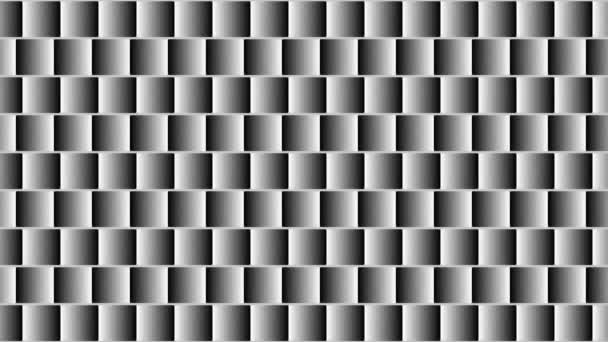 Verzerrte horizontale Parallellinien — Stockvideo