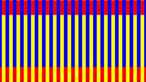 Lines in quasi different colors — Stock Video