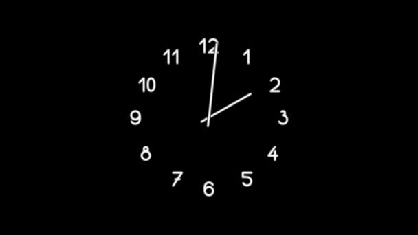 Reloj N8-01-kb — Vídeos de Stock