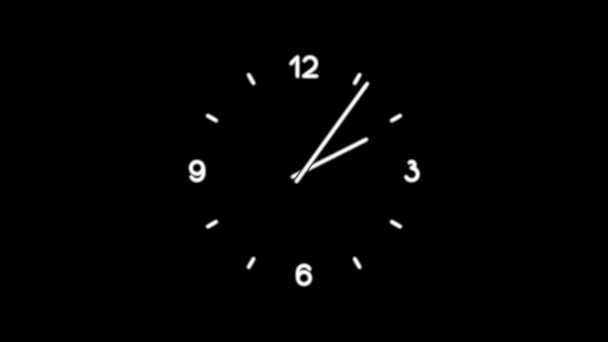 Reloj N8-03-kc — Vídeo de stock