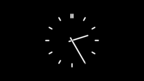 Reloj N8-06-kd — Vídeo de stock