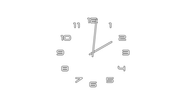 Reloj N9-01-wb — Vídeo de stock
