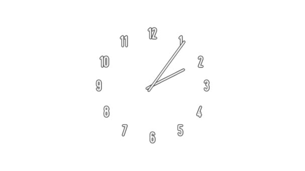 Reloj N9-03-wc — Vídeos de Stock