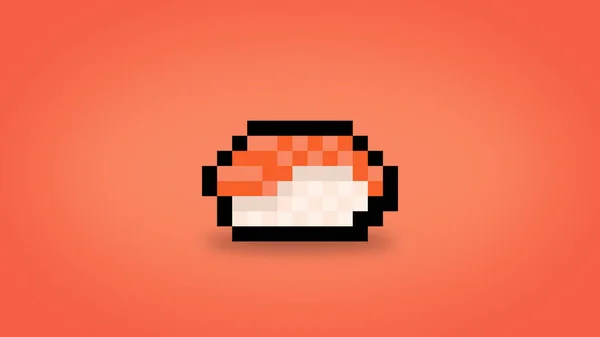 Pixel Nigiri Sushi Carta Parati Alta Risoluzione Sfondo — Foto Stock