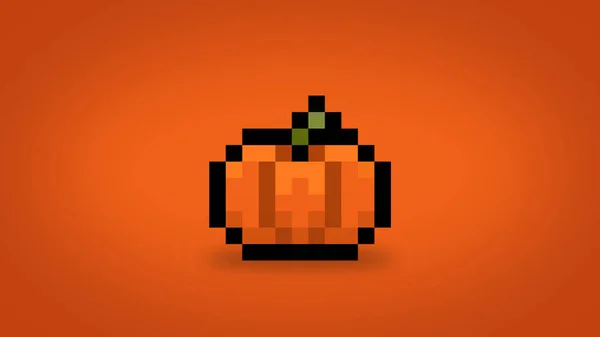 Pixel Fondo Calabaza Alta Res Fondo Pantalla —  Fotos de Stock