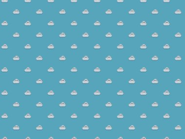 Piksel 8 bit bulut arkaplanı - pürüzsüz yüksek çözünürlüklü desen