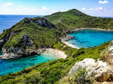 Yunanistan Korfu 'da Porto Timoni