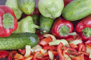 sebze yeme sağlıklı bir sembolü olarak