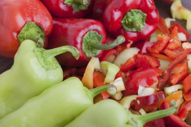 sebze yeme sağlıklı bir sembolü olarak