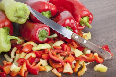 sebze yeme sağlıklı bir sembolü olarak