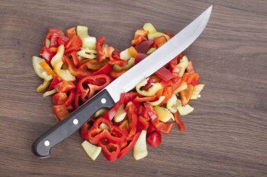 sebze yeme sağlıklı bir sembolü olarak