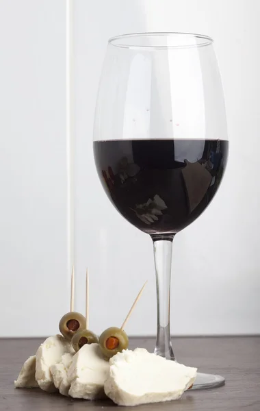 Vin och mat som en symbol för kost — Stockfoto