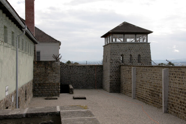 The concentration camp of Mauthausen,  Austria