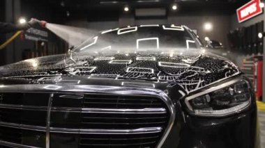 Lutsk, Ukrayna - 23 Şubat 2021: Mercedes-Benz S-Sınıfı W223