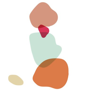 Soyut renkli vektör geometrik elementler