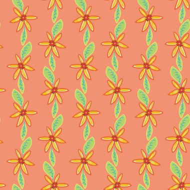 Güzel renkli desenli, dikişsiz desen.