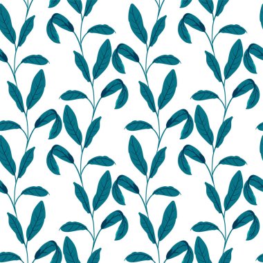 Güzel vektör çiçekleri ve pürüzsüz desenler