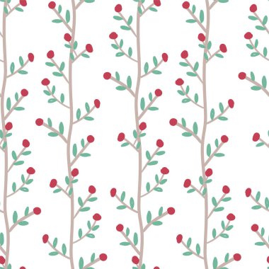 Güzel çocuklar orman vektör elementleri çiziyor.