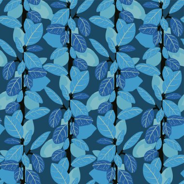 Soyut güzel vektör yaprağı çizimi